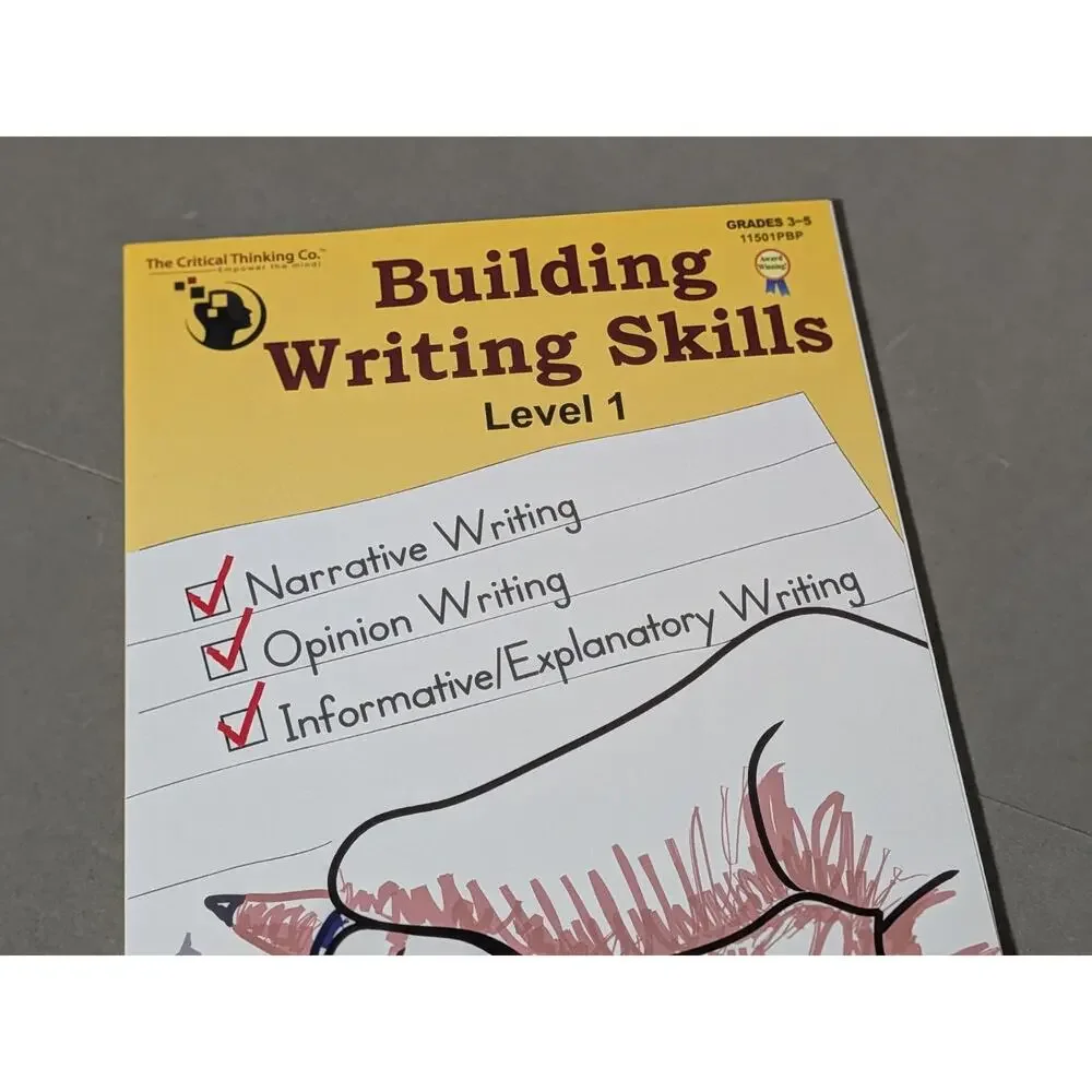 Building Writing Skills Level 1 Homeschool Workbook Student Book Unused